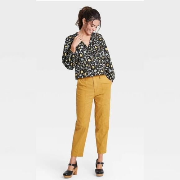 Universal Thread Wrap Blouse Womens Size 2XL floral wrap top Forest Fairy Grunge - Picture 3 of 3